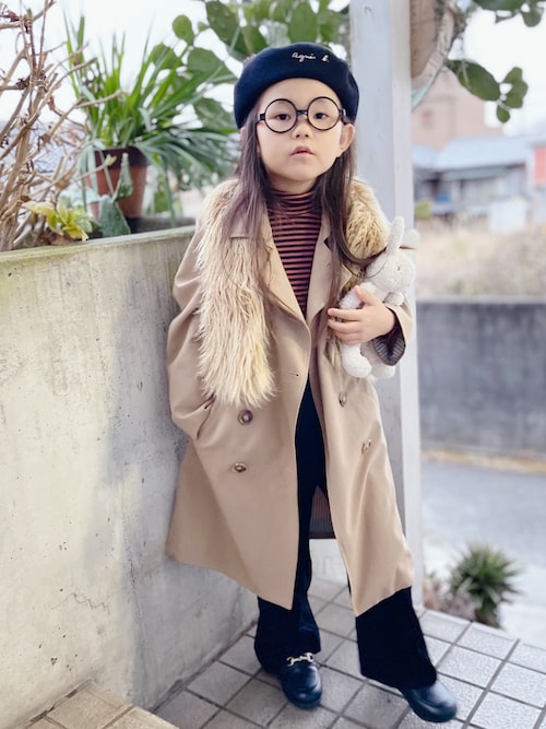 Sui Mmy Agnes B のハンチング ベレー帽を使ったコーディネート Wear