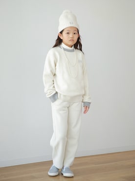 「アイテム（ニットキャップ/ビーニー）」を使った、sui_mmyさん（キッズ・133cm）の秋コーディネート