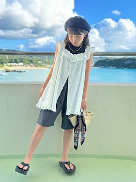 sui_mmyさん（キッズ・139cm）の夏コーディネート