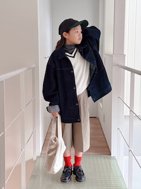 sui_mmyさん（キッズ・137cm）の冬コーディネート