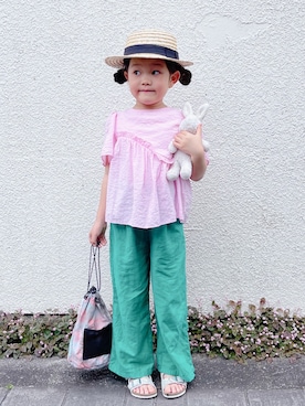 「カラー×コーデ」｜sui_mmyさん（キッズ・110cm）の春コーディネート