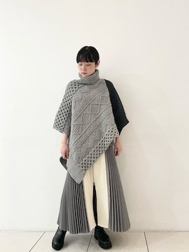「B2nd」｜「アイテム（ブーツ）」を使った、ISAさん（レディース・160cm）の秋コーディネート