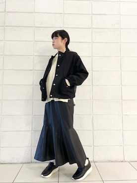 「B'2nd（ビーセカンド）のアイテム」を使った、ISAさん（レディース・160cm）の秋コーディネート