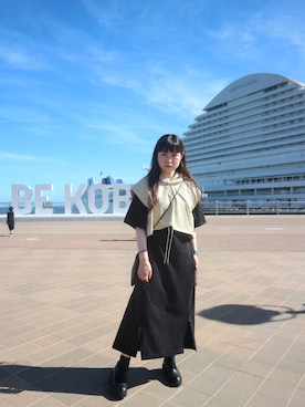 「B'2nd（ビーセカンド）のアイテム」を使った、ISAさん（レディース・160cm）の夏コーディネート