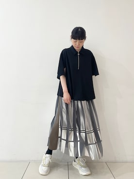 「D.A.T.E.（デイト）のアイテム」を使った、ISAさん（レディース・160cm）の夏コーディネート