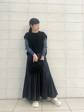 「D.A.T.E.（デイト）のアイテム」を使った、ISAさん（レディース・160cm）の春コーディネート