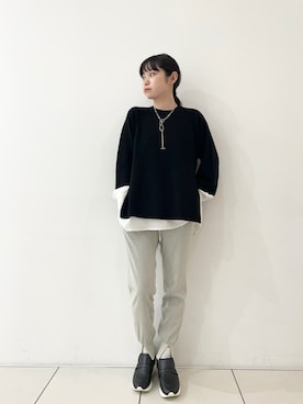 「B'2nd（ビーセカンド）のアイテム」を使った、ISAさん（レディース・160cm）の秋コーディネート