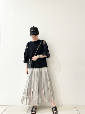 「NAKAGAMI（ナカガミ）のアイテム」を使った、ISAさん（レディース・160cm）の夏コーディネート