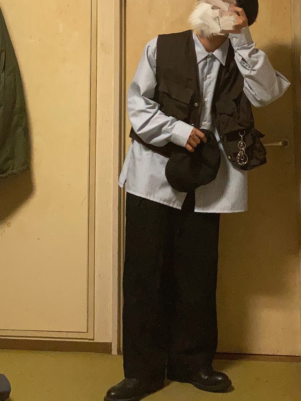 「used、military、Columbia、vintage、VINTAGE」｜「usedのアイテム（シャツ/ブラウス、ブルー系）」を使った、Taka→さん（メンズ・165cm）の夏コーディネートの1枚目の写真