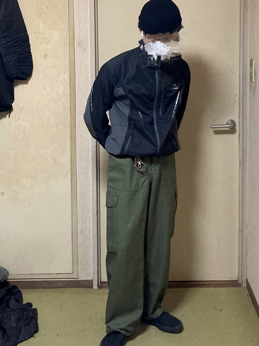「L.L.Bean、エルエルビーン、ニット帽、ソフトシェル」｜「後ろのアイテム（その他、その他）」を使った、Taka→さん（メンズ・165cm）の秋コーディネートの1枚目の写真
