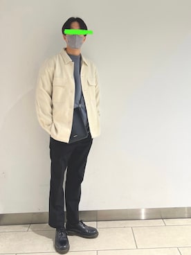 「LAKOLE（ラコレ）のアイテム（スウェット）」を使った、SHIONさん（メンズ・175cm）の秋コーディネート