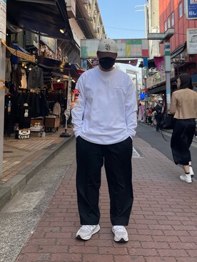 「ビックＴシャツ」｜あかおさん（メンズ・171cm）の春コーディネート