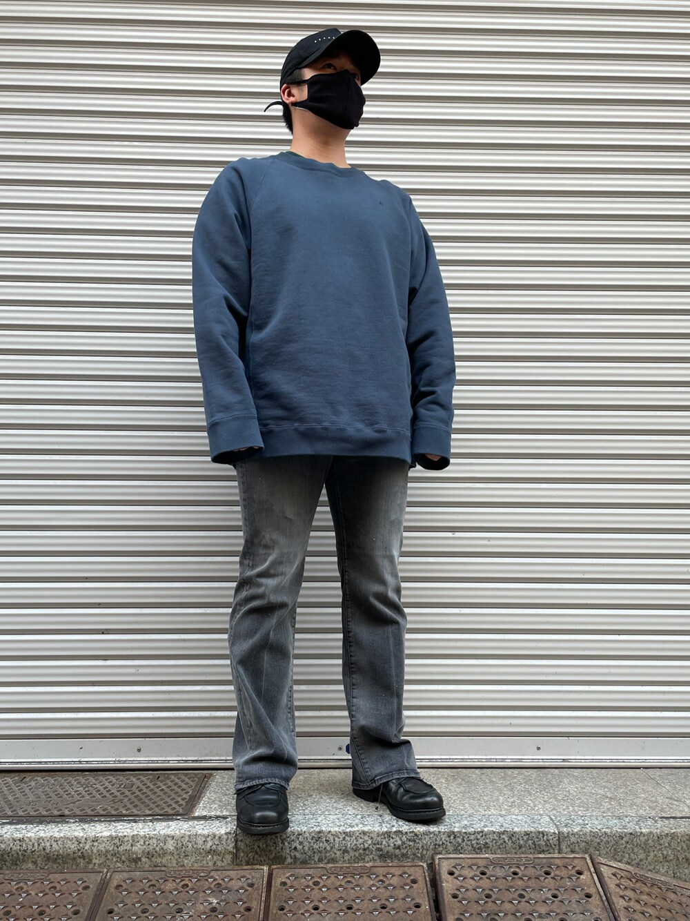 【美品】ATON ナチュラルダイ裏毛クルーネックプルオーバー ATON エイトン 