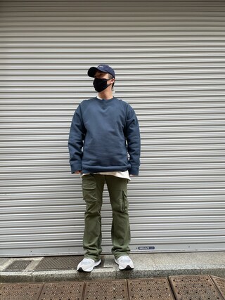 ATON（エイトン）の「ATON(エイトン) NATURAL DYE URAKE CREW