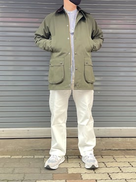 「秋トレンド2021」｜「アイテム（ブルゾン）」を使った、あかおさん（メンズ・171cm）の秋コーディネート