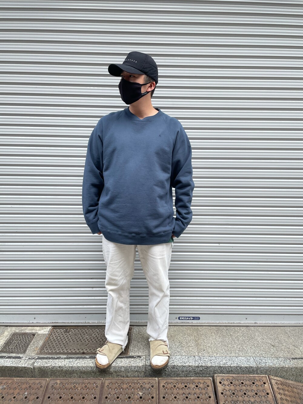 新品 エイトン ナチュラルダイ 裏毛 オーバーサイズ スエット ラピスラズリ M 新品 エイトン ナチュラルダイ 裏毛 オーバーサイズ スエット