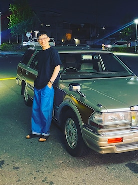 「アイテム（その他）」を使った、田中文也さん（メンズ・170cm）の夏コーディネート