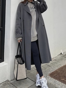 「LOVFEE（ラッフィ）のアイテム（ジャケット/アウター）」を使った、Louise さん（レディース・165cm）の春コーディネート
