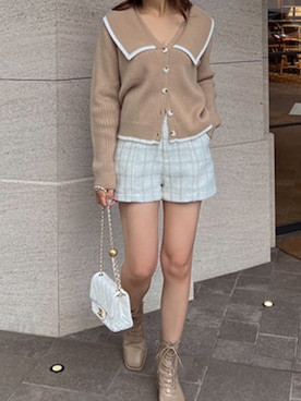 「LOVFEE（ラッフィ）のアイテム（ジャケット/アウター）」を使った、Louise さん（レディース・165cm）の春コーディネート