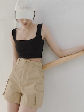 「LOVFEE（ラッフィ）のアイテム」を使った、Louise さん（レディース・165cm）の春コーディネート