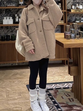 「LOVFEE（ラッフィ）のアイテム」を使った、Louise さん（レディース・165cm）の春コーディネート