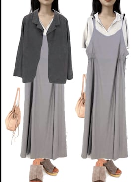 「A part by（アパートバイ）のアイテム（サロペット/オーバーオール）」を使った、stylist_tenさん（レディース・160cm）の春コーディネート