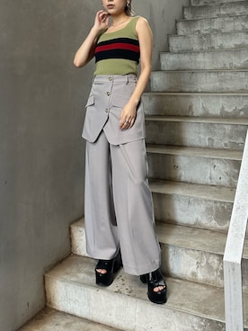 早久都加紗さん（レディース・158cm）の冬コーディネート