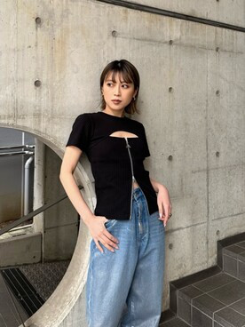 早久都加紗さん（レディース・158cm）の春コーディネート