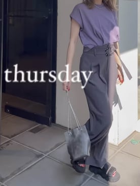 早久都加紗さん（レディース・158cm）の夏コーディネート