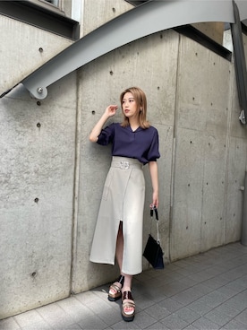 早久都加紗さん(レディース・158cm)の春コーディネート