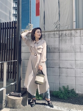 「#春服」｜早久都加紗さん（レディース・158cm）の春コーディネート