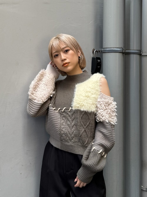 MURRAL ミューラル 22AW ウールニットセーター MURRAL ミューラル 22AW ウールニットセーター