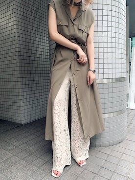 早久都加紗さん（レディース・158cm）の夏コーディネート