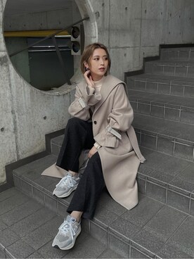 早久都加紗さん（レディース・158cm）の秋コーディネート