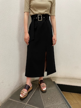 「アイテム（サンダル、その他）」を使った、早久都加紗さん（レディース・158cm）の春コーディネート