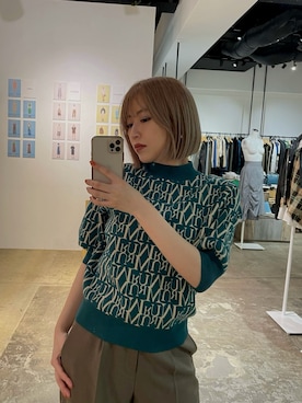 早久都加紗さん(レディース・158cm)の冬コーディネート