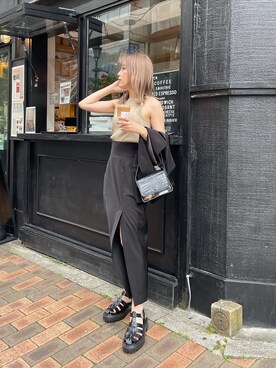 早久都加紗さん（レディース・158cm）の夏コーディネート