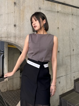 早久都加紗さん（レディース・158cm）の冬コーディネート