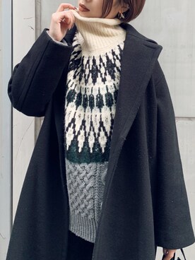 「#ムルーア」｜早久都加紗さん（レディース・158cm）の冬コーディネート