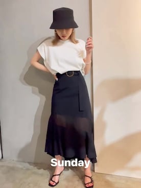 早久都加紗さん（レディース・158cm）の夏コーディネート