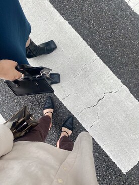 「MURUA（ムルーア）のアイテム（パンプス）」を使った、早久都加紗さん（レディース・158cm）の夏コーディネート