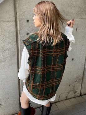 「MURUA（ムルーア）のアイテム（ワンピース/ドレス）」を使った、早久都加紗さん（レディース・158cm）の夏コーディネート