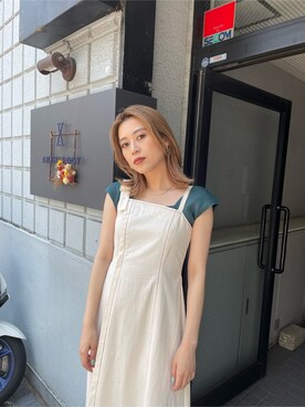 「アイテム（サンダル、その他）」を使った、早久都加紗さん（レディース・158cm）の春コーディネート