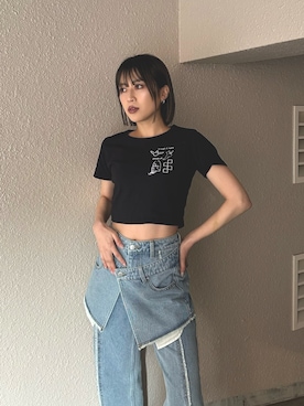「マークゴンザレス」｜早久都加紗さん（レディース・158cm）の春コーディネート