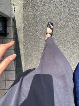 「MURUA（ムルーア）のアイテム（ワンピース/ドレス）」を使った、早久都加紗さん（レディース・158cm）の夏コーディネート