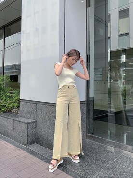 早久都加紗さん（レディース・158cm）の夏コーディネート