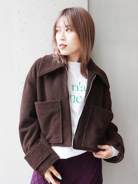 早久都加紗さん（レディース・158cm）の秋コーディネート