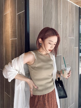 早久都加紗さん（レディース・158cm）の夏コーディネート