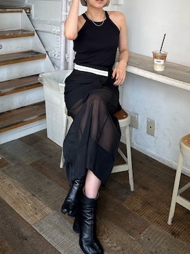 早久都加紗さん(レディース・158cm)の夏コーディネート