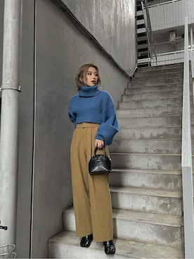 早久都加紗さん（レディース・158cm）の秋コーディネート